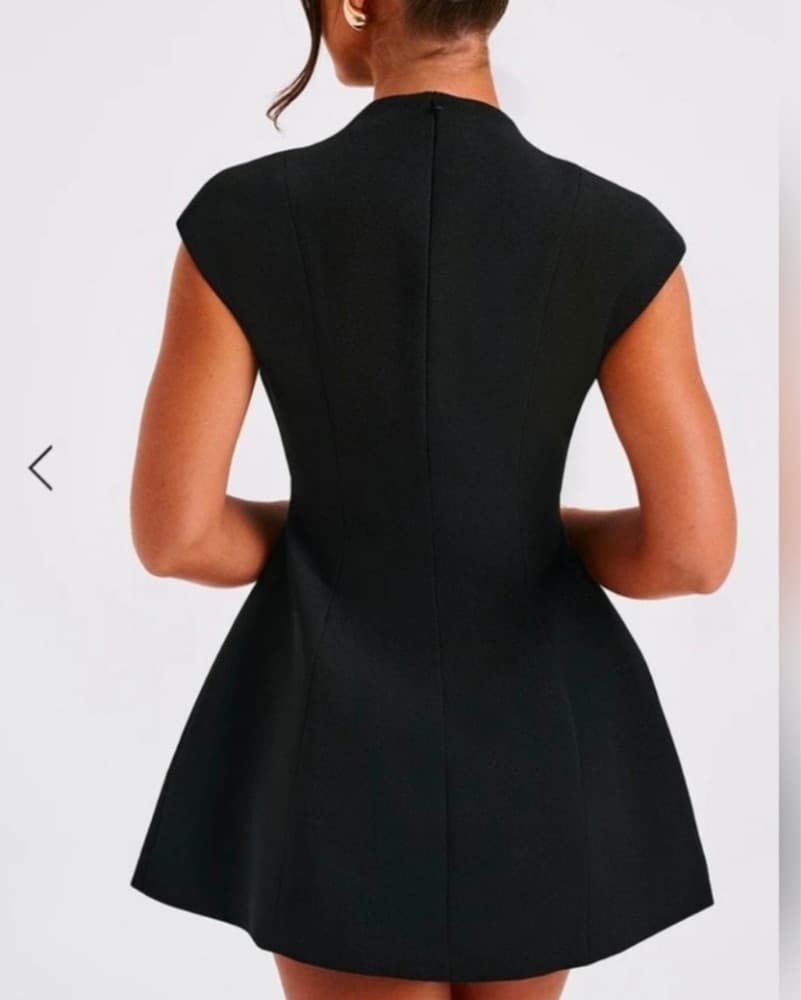 Babyboo Flirty Plunge Neckline Mini  - Image 2