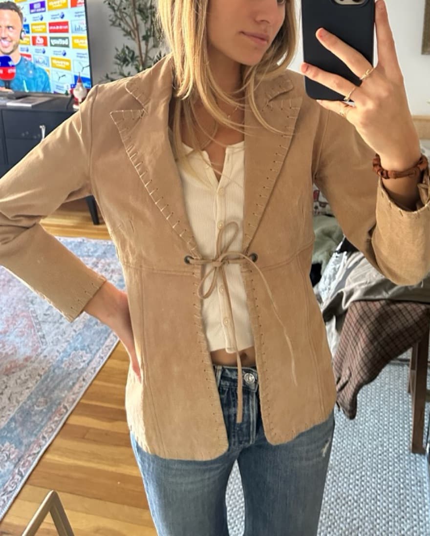 Real Suede Jacket - Image 1