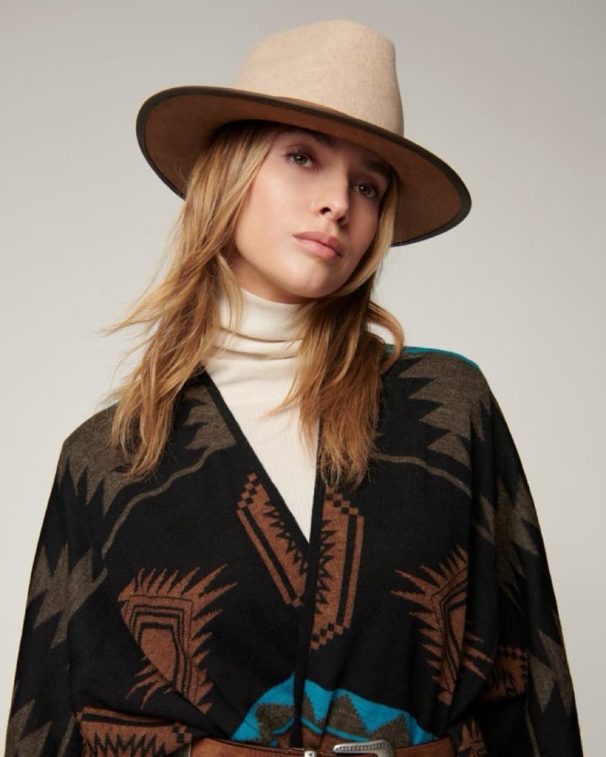 Pinnacle Wool Felt and Leather Hat - Image 3