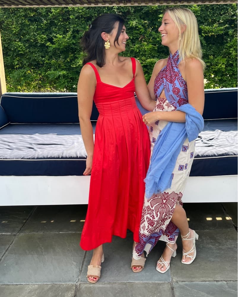 Red La Ligne Maxi dress - Image 1