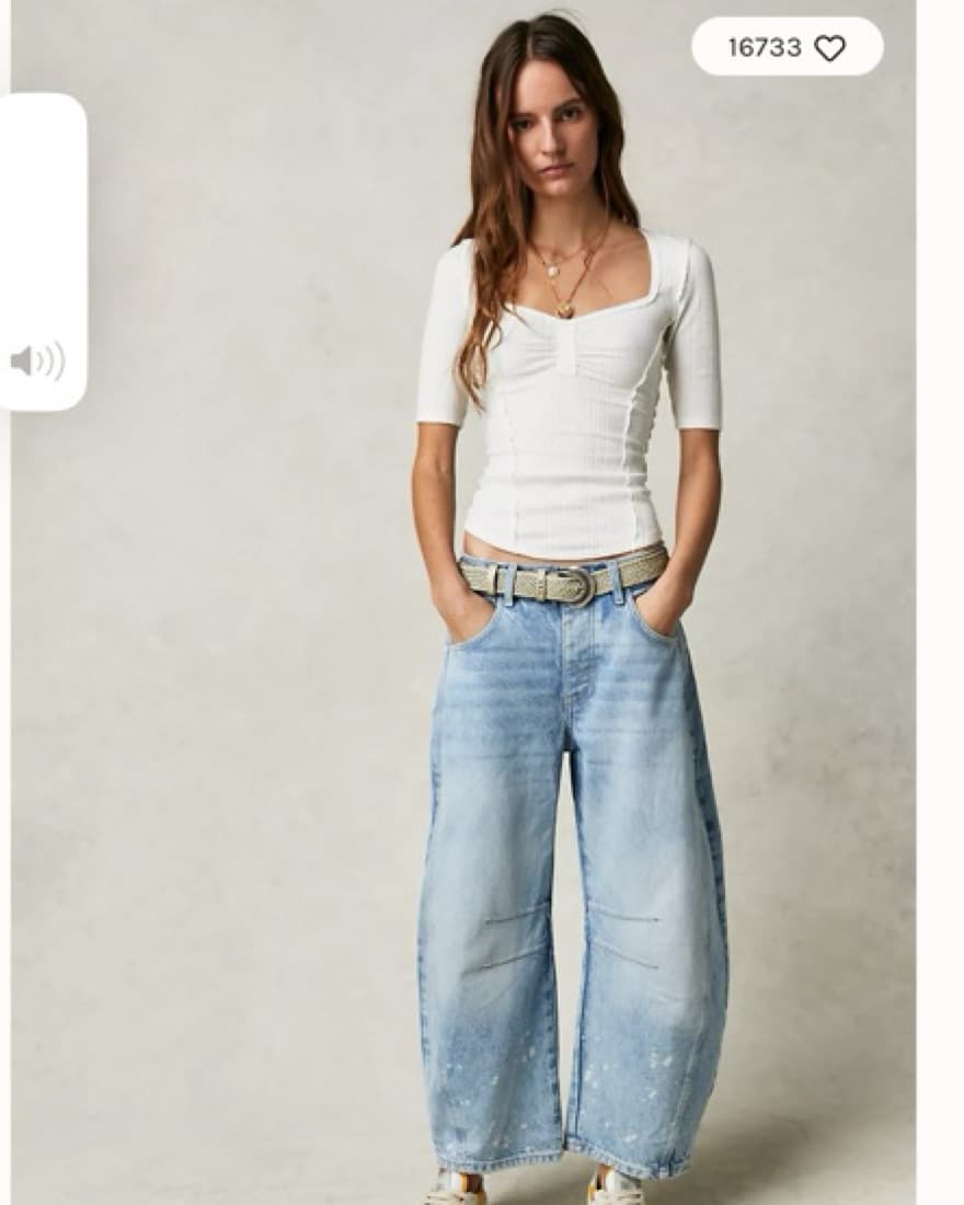 Free People barrell Jeans  - Image 2