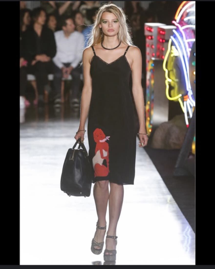 Moschino 2018 Resort Pin Up Girl Dress - Image 1