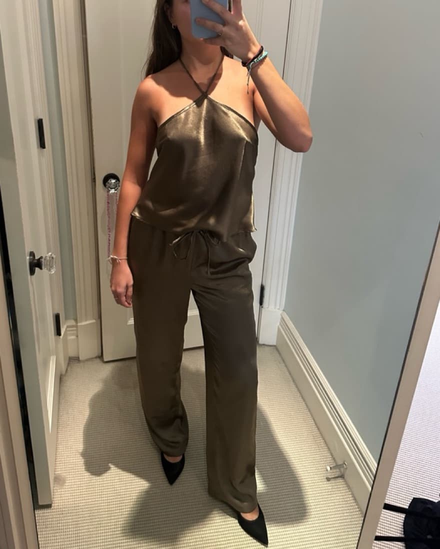 Two Piece Silk Set - Image 1