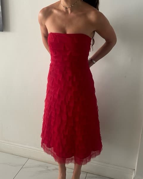 BCBG Vintage Red Dress  - Image 1