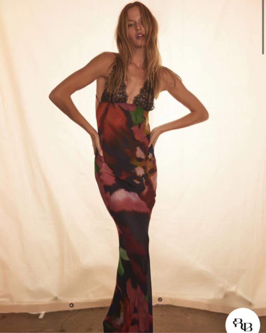 Rat And Boa PAOLA FLORAL SLIP DRESS - Image 1