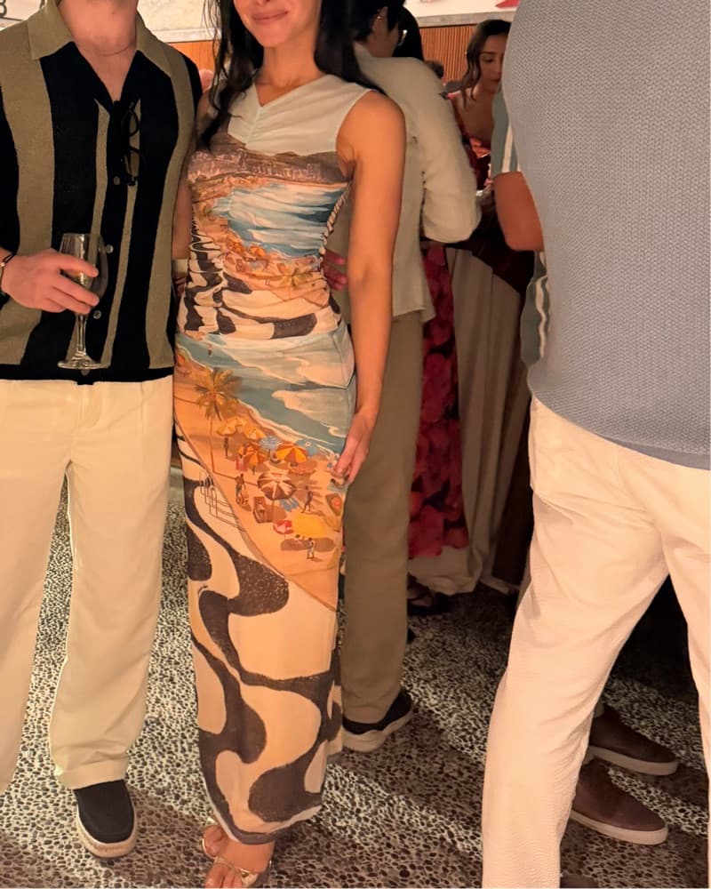 Patterned Set. Top And Skirt - Image 1