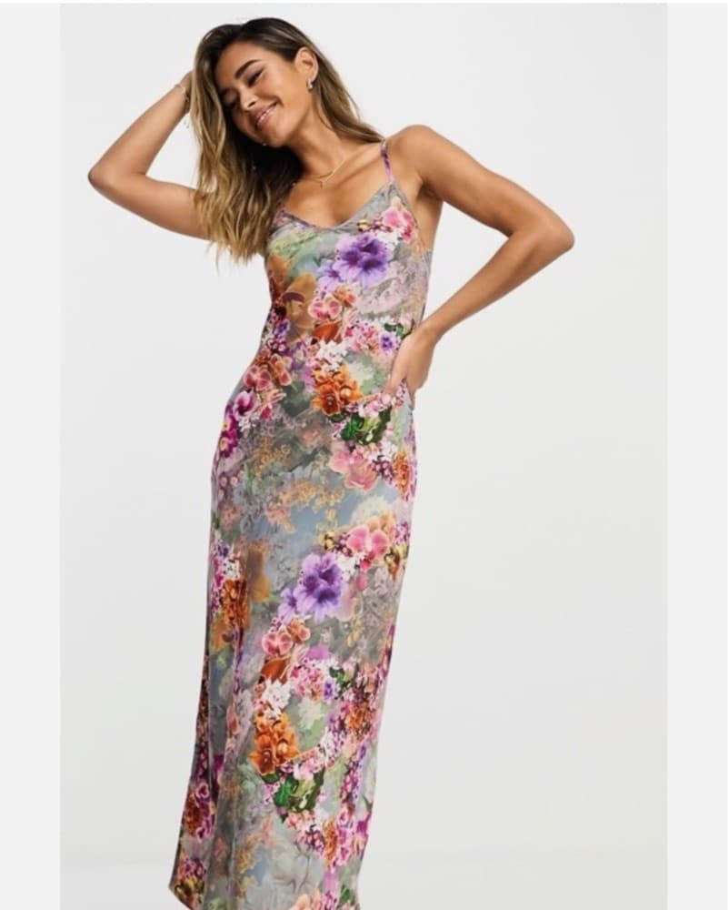 Allsaints Floral Slip Dress  - Image 1