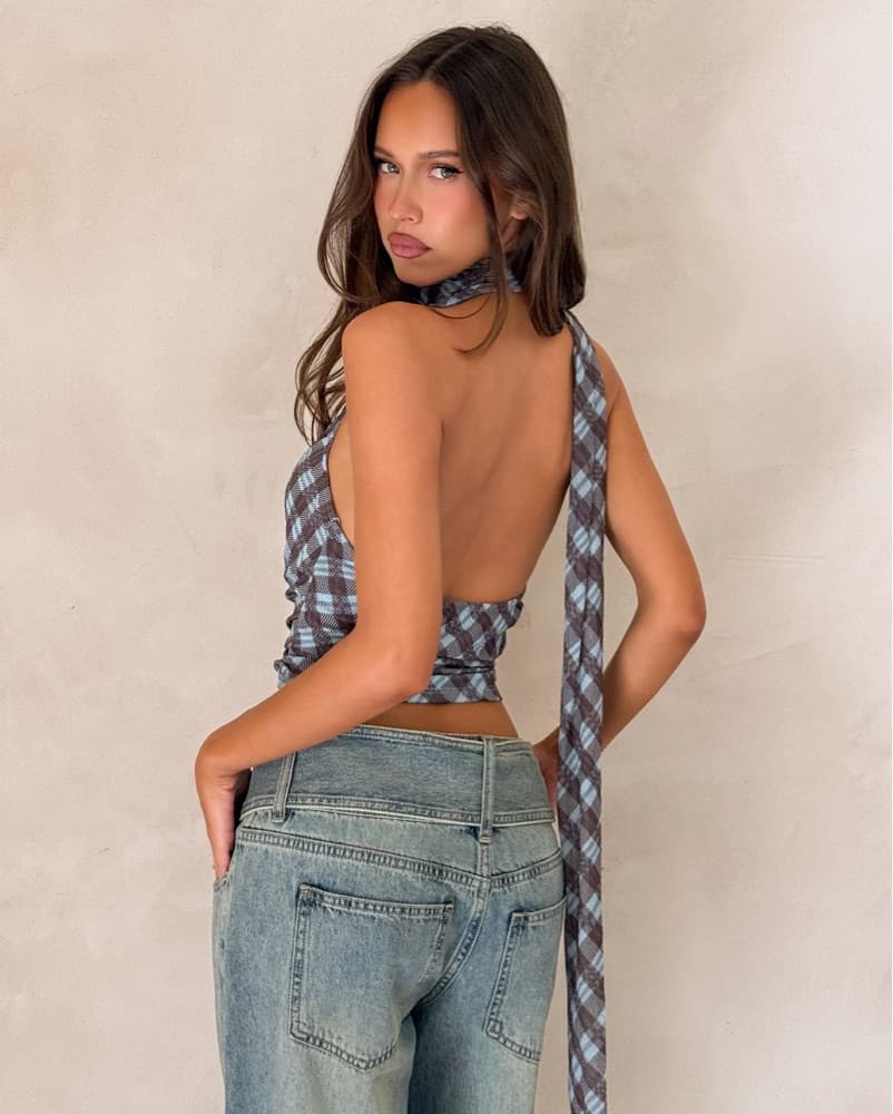 Noble Top plaid  - Image 3