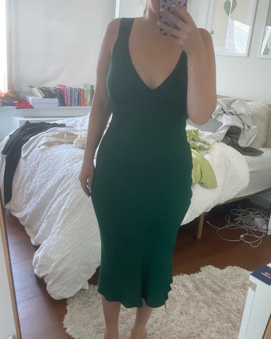 Reformation Emerald Dress  - Image 4