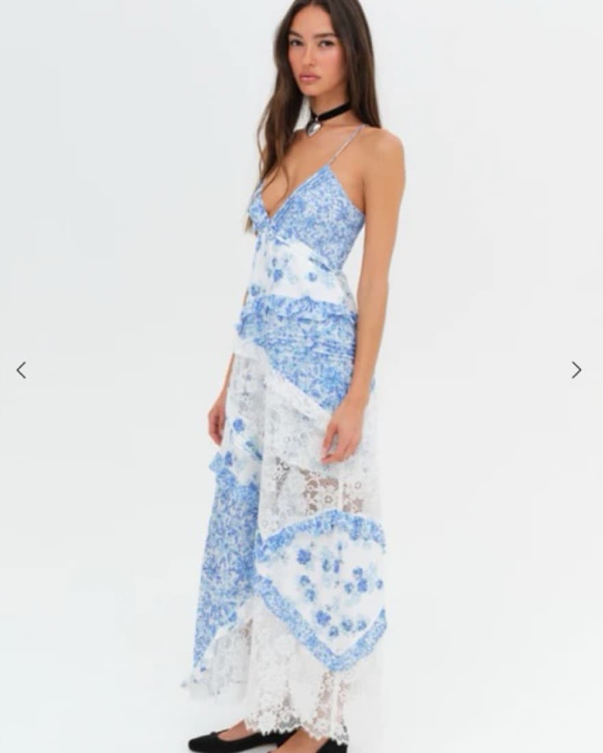 For Love & Lemons Rosalyn Maxi Dress  - Image 2