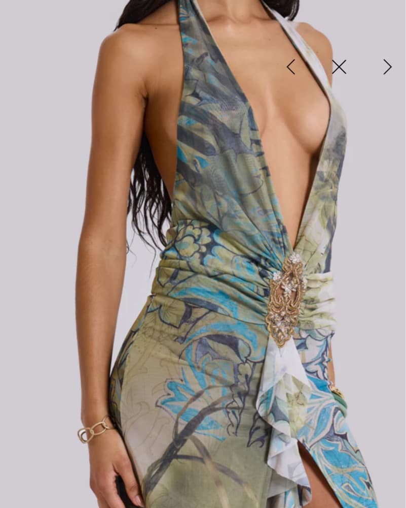 Jaded London Cindy Plunge Maxi  - Image 5