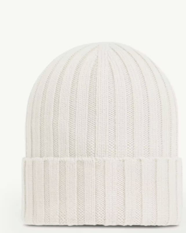 White Moncler Beanie - Image 3