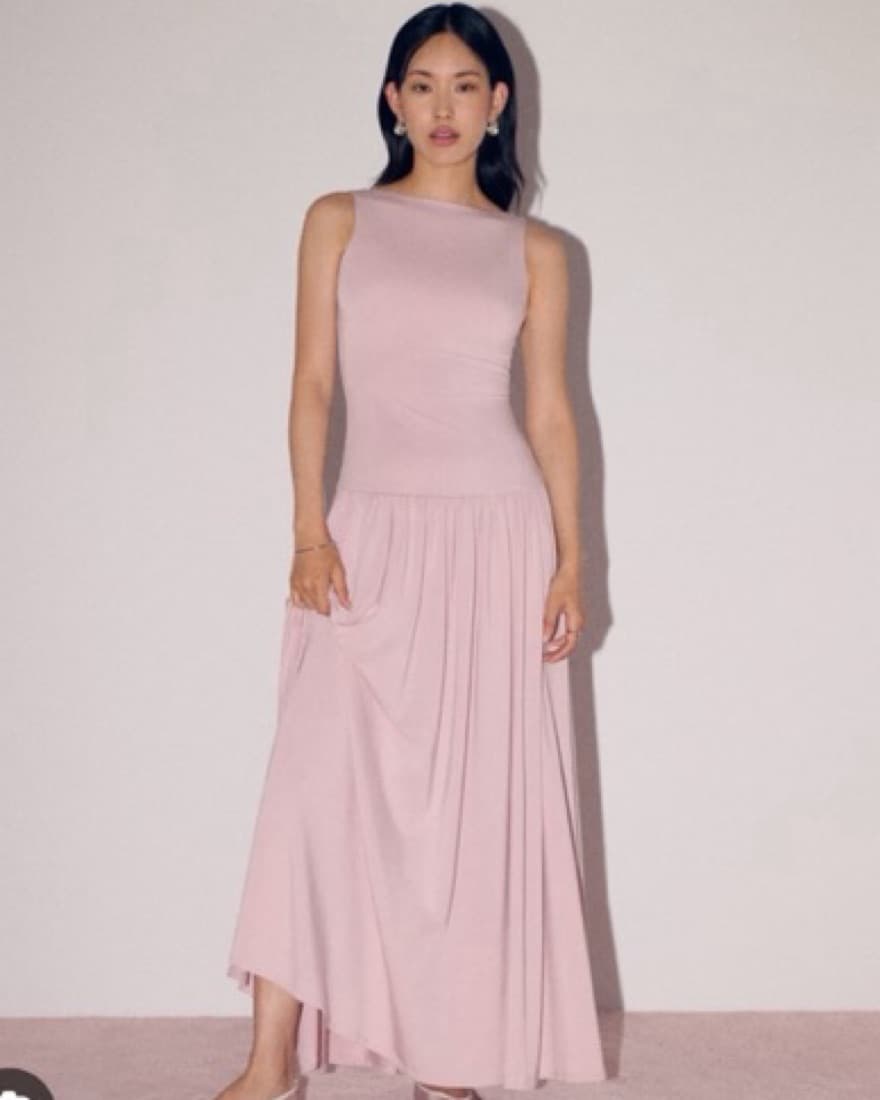 Abercrombie Drop Waist Maxi Dress - Image 1
