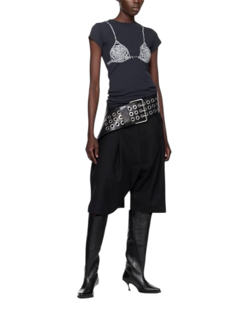 Vaquera black leather Big Belt - Image 1