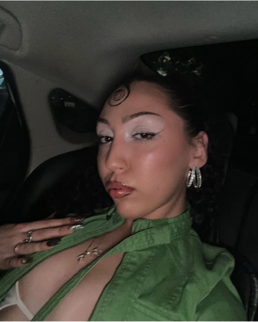 GREEN MOTO JACKET - Image 2