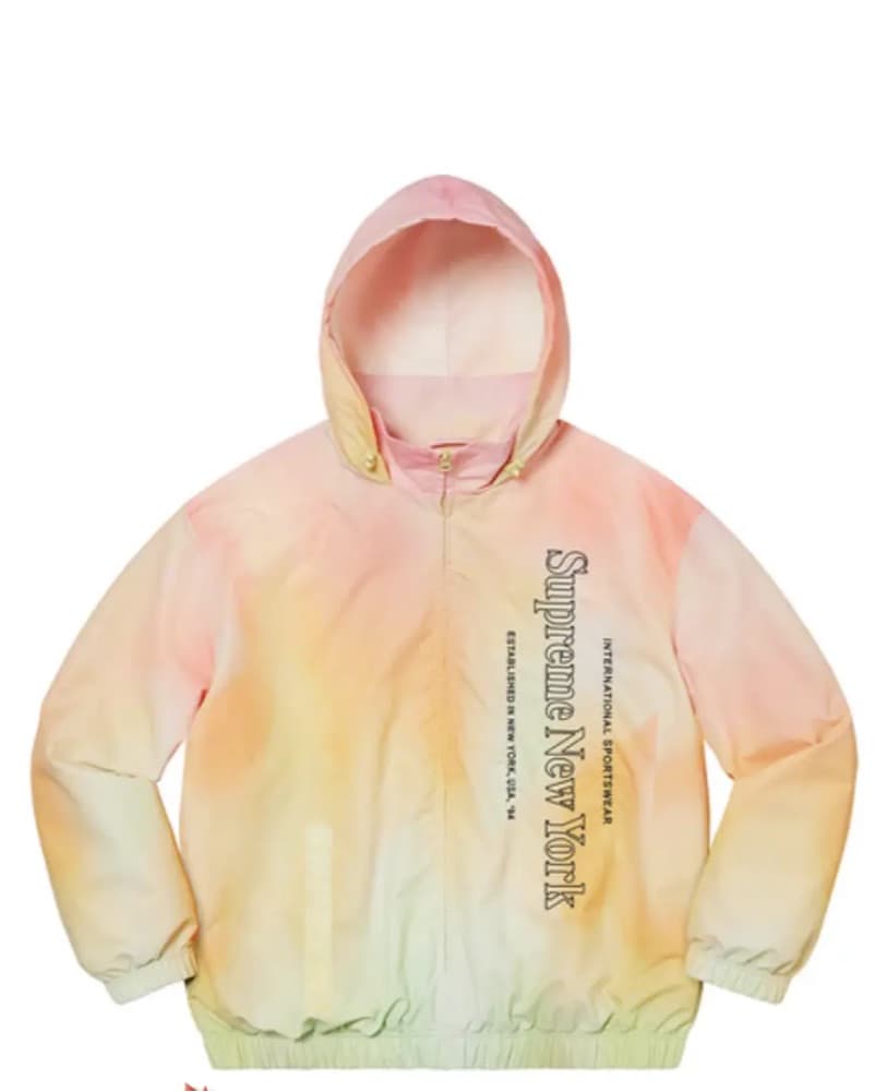 Vibrant Ombre Hooded Jacket - Image 1