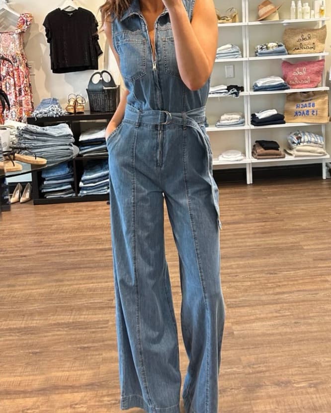 FRAME Denim Jumpsuit  - Image 2