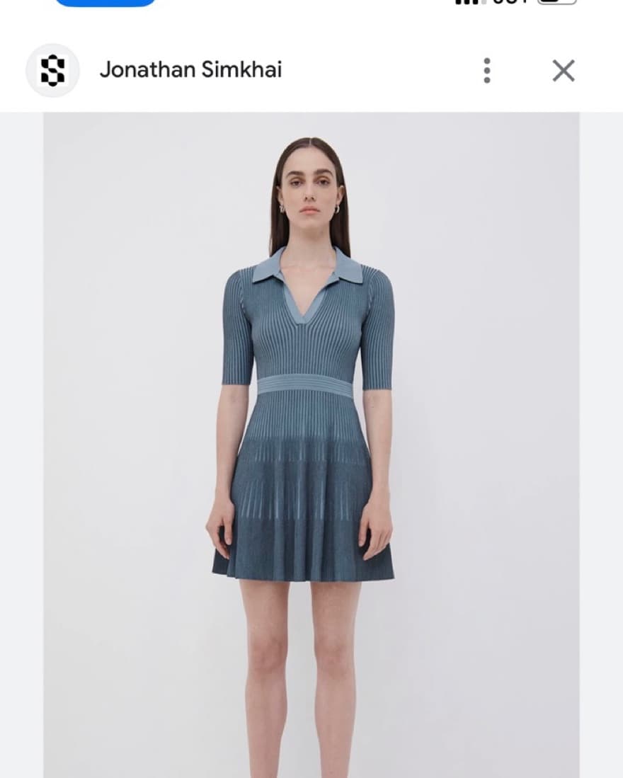 Jonathan Simkhai Patrica Polo Dress - Image 1