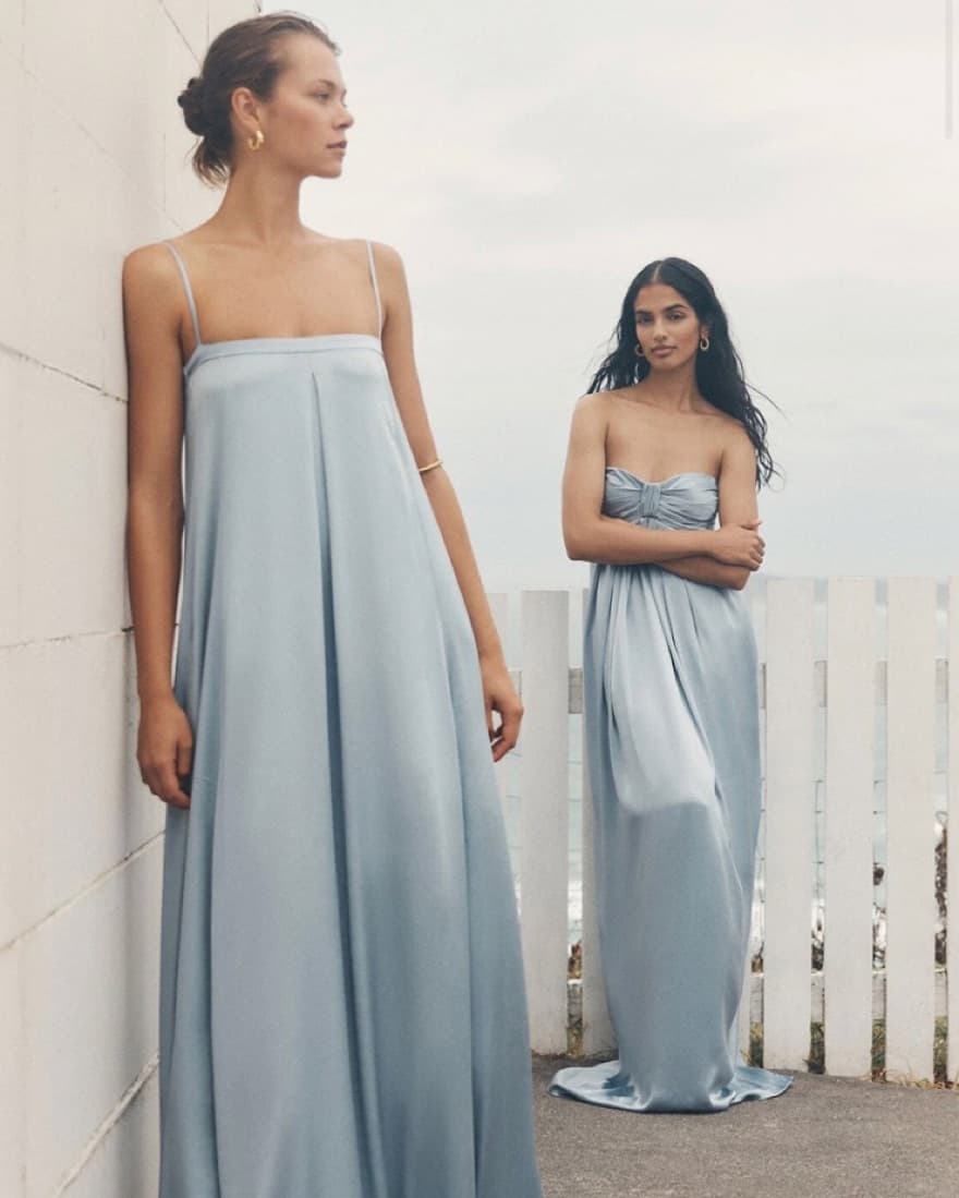 Shona Joy Blue La Lune Dress - Image 2