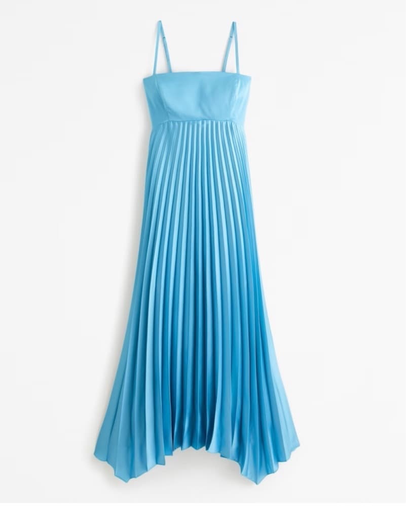 Silk Blue Dress  - Image 1