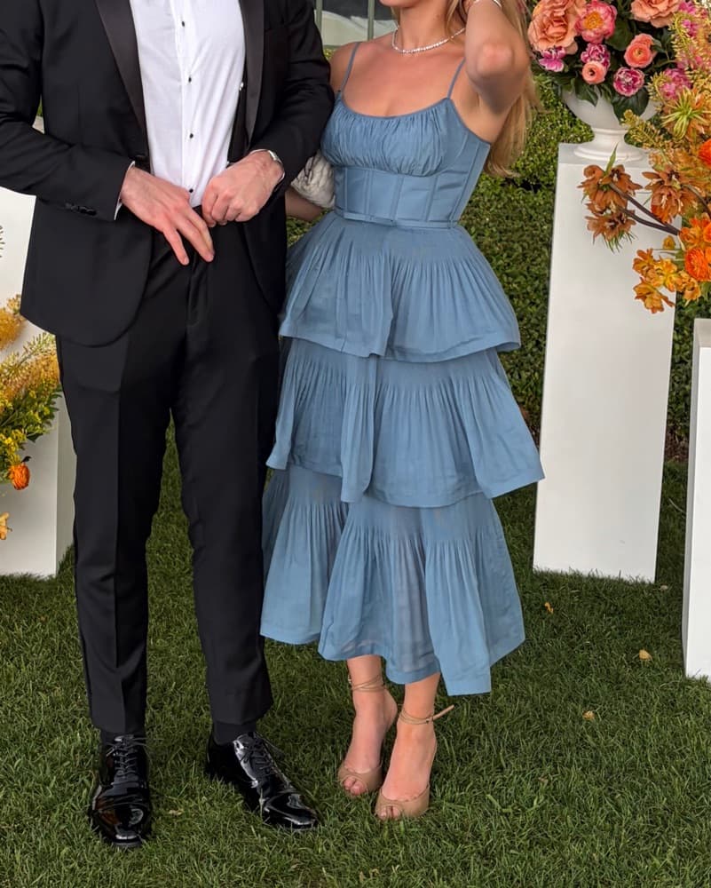Elegant Zimmerman Tiered Chiffon Dress - Image 2