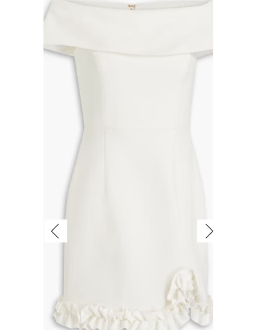 Rebecca Vallance Amina Ruffled Crepe Min - Image 2