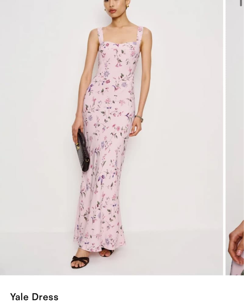 Reformartion Yale Pink Dress - Image 1