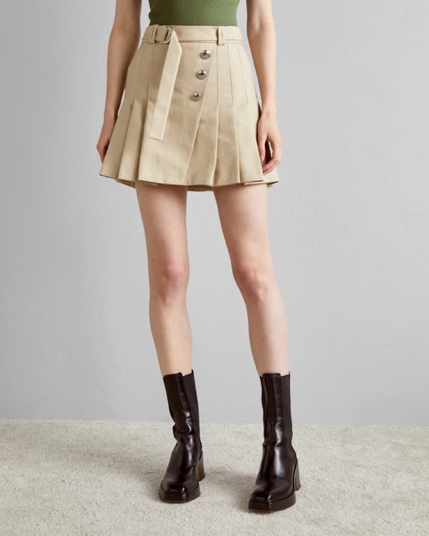 Maje Pleated skirt - Image 2