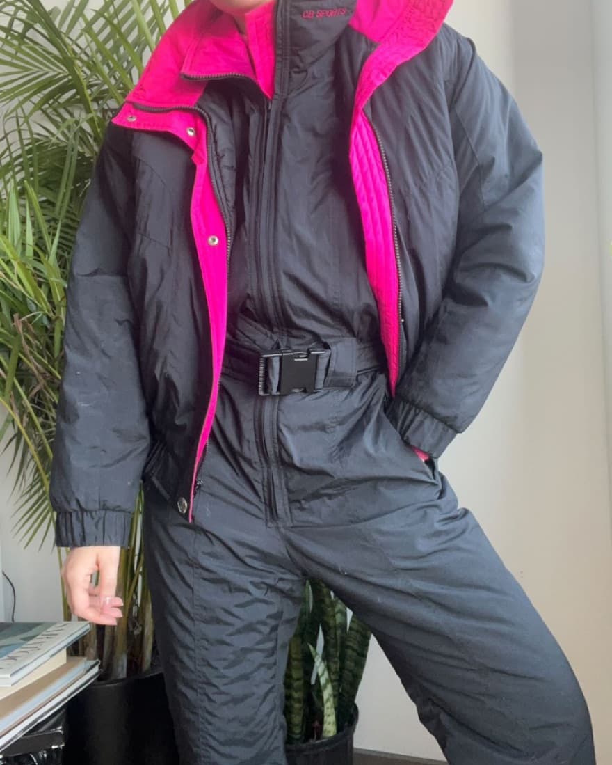 Vintage Ski Hot Pink CB Sports Jumpsuit  - Image 5