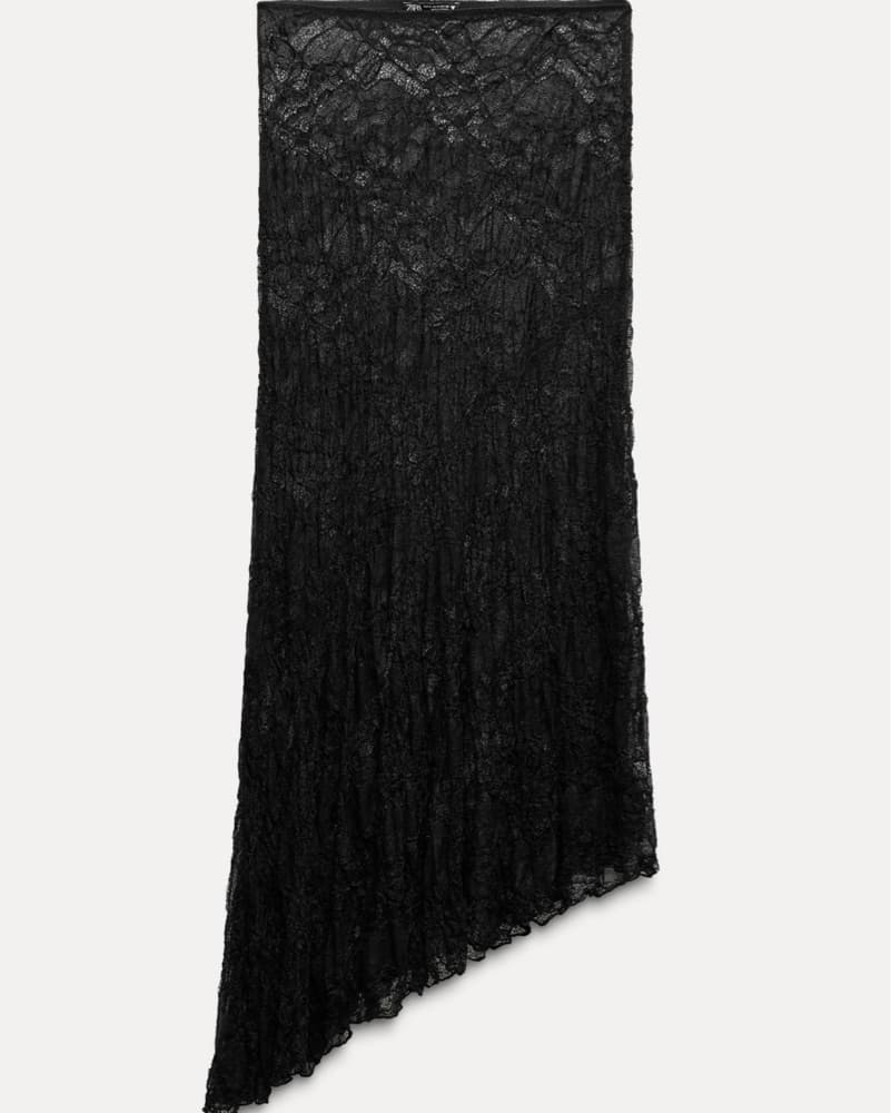 Asymmetric Lace Skirt - Image 1