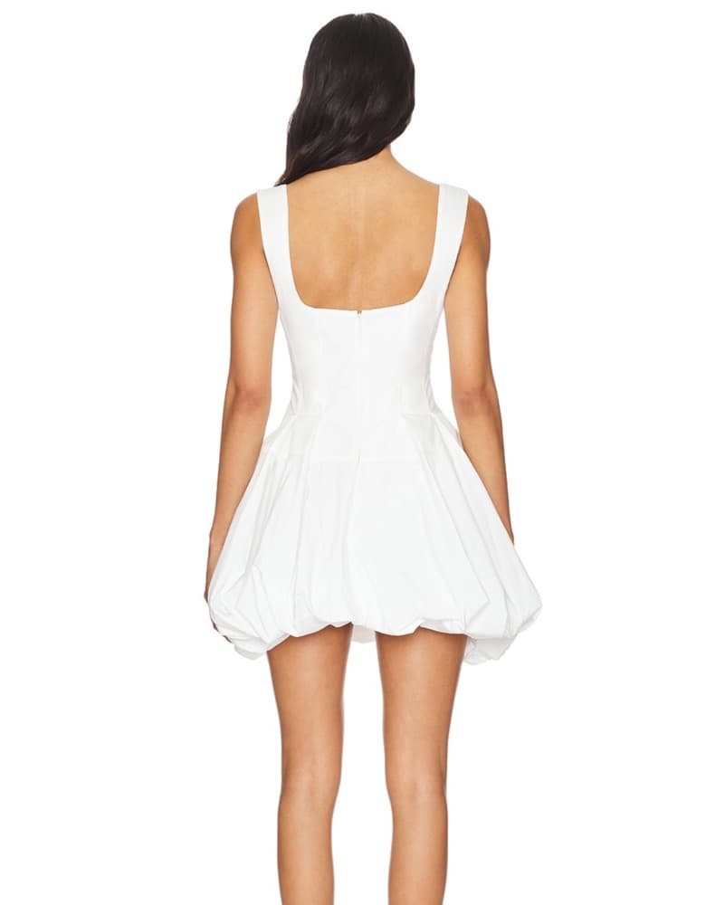 Simkhai White Mini Dress - Image 4