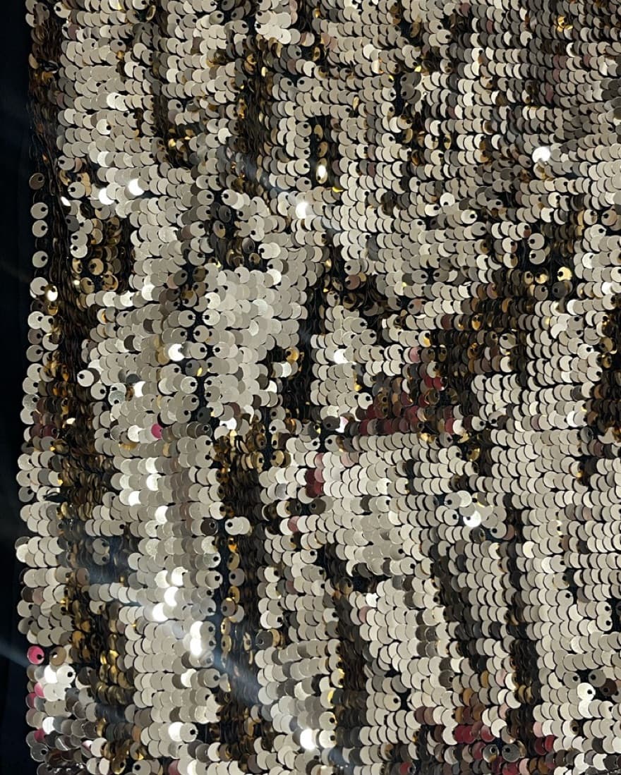 High Slit Sequin Skirt - Image 3