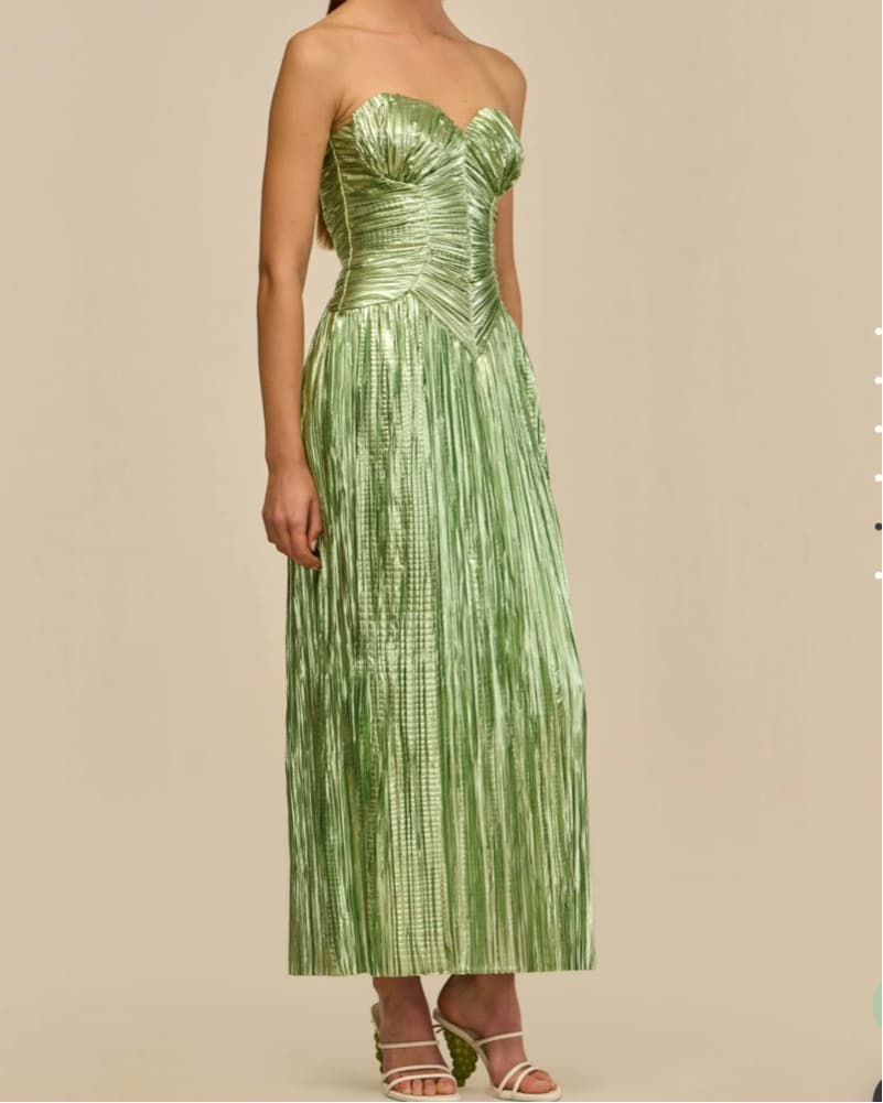 Ashika Gown Spearmint Metallic - 6 - Image 5
