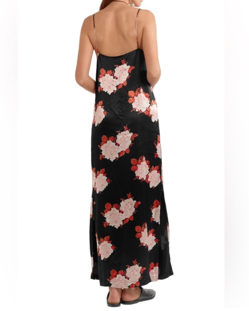 GANNI Floral Slip Maxi Dress - Image 2