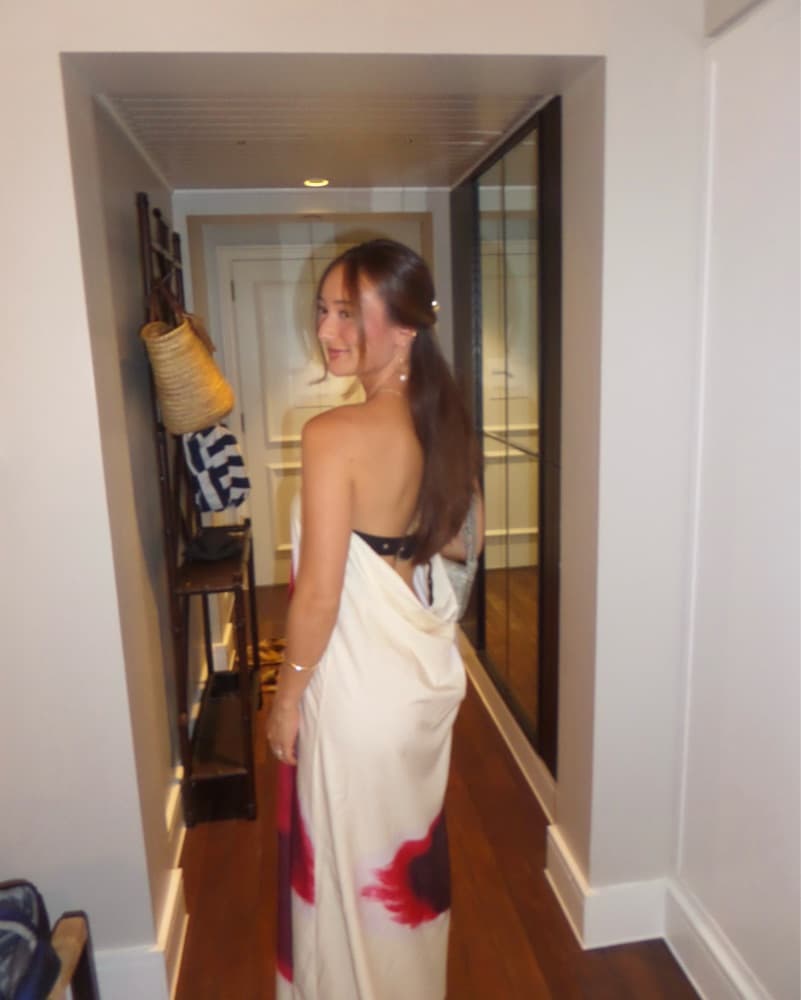 Yellow Strapless Maxi Dress - Image 2
