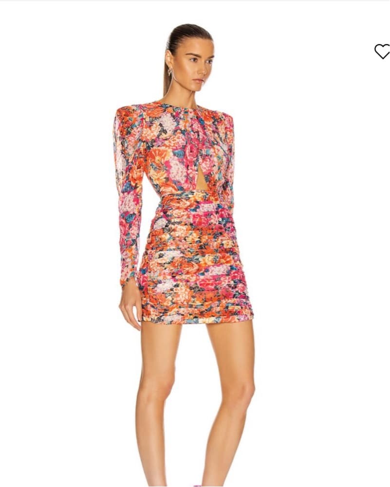 Peony Mini Dress Rococo Sand - Image 3