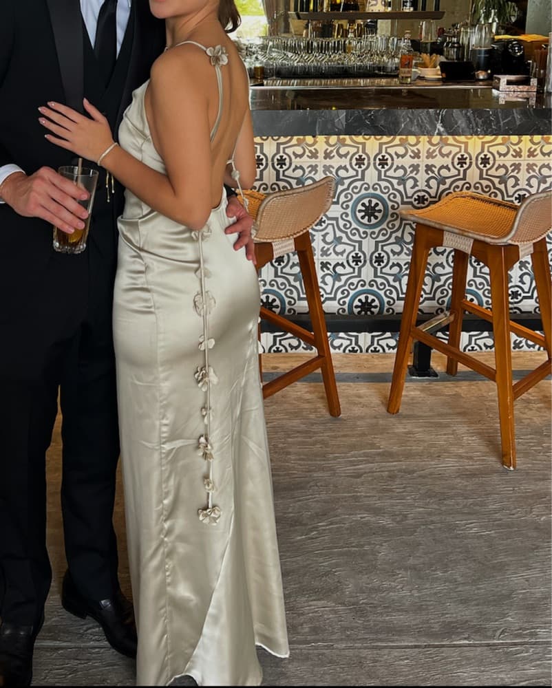 Elenora Rose Gown - blush gold - Meshki  - Image 4