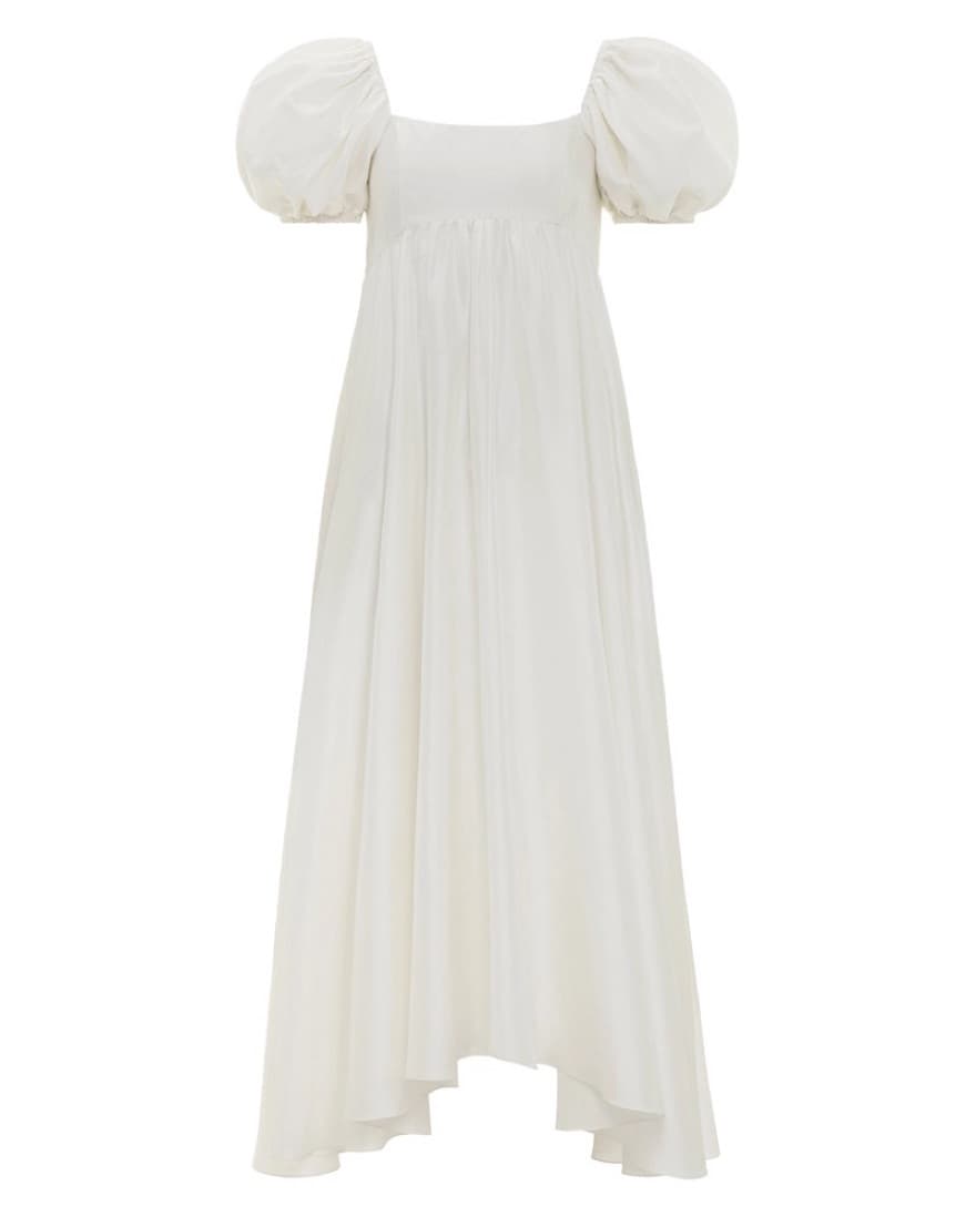 Azeeza Rory Raw Silk Midi Dress - Image 4