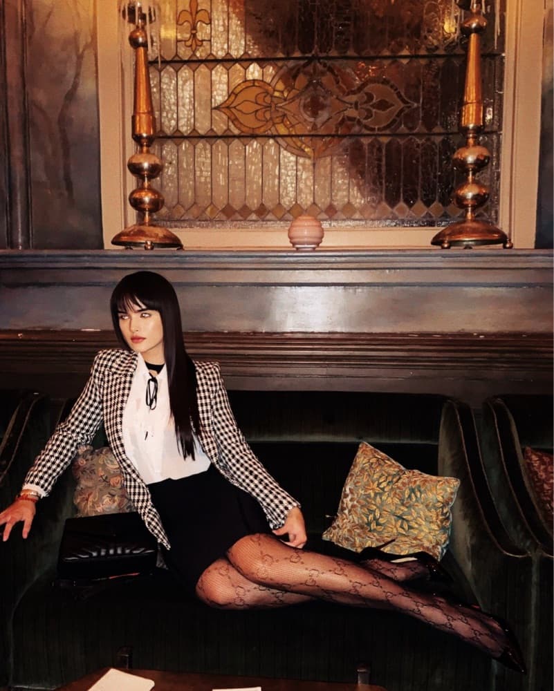 Checkered Black/ White Blazer  - Image 1