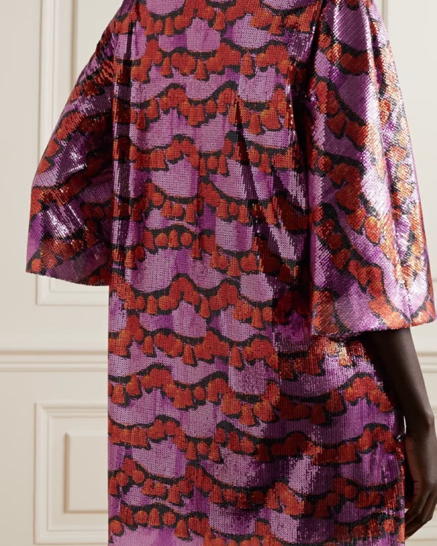 La Double J Sequin Mini Dress - Image 3