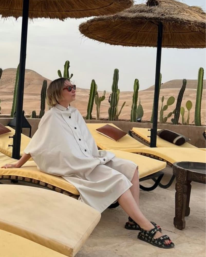 THE ROW Cotton Cape Shirt Dress - Image 4