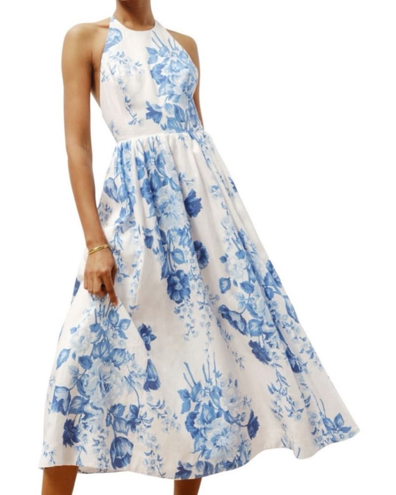 Reformation Petite Percy Linen Dress 2P  - Image 1