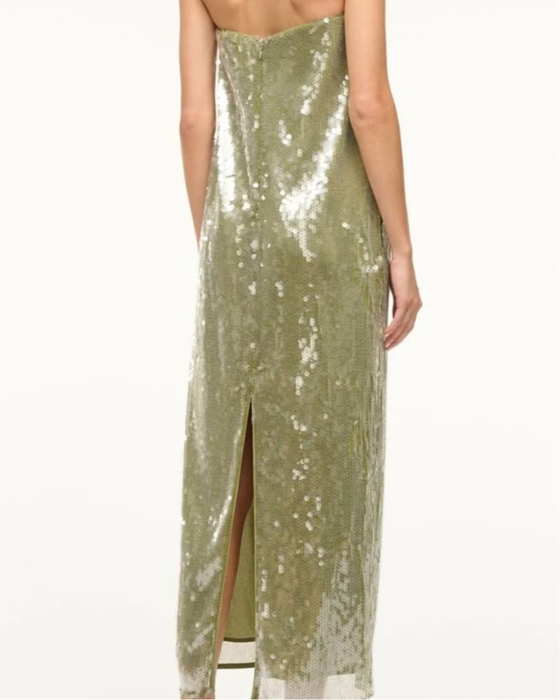 Staud Casey Dress Garden Moss - Image 2