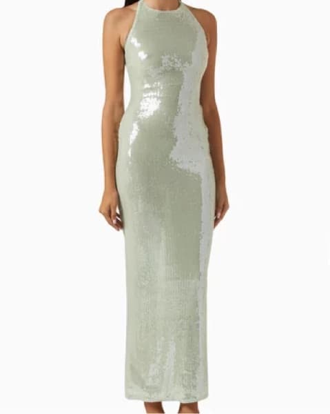 Reformation Elowyn Seaform Sequin Dress - Image 1
