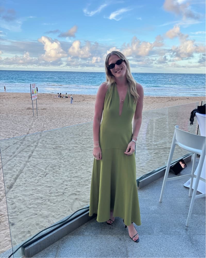 Green Proenza Schouler Backless Dress - Image 1