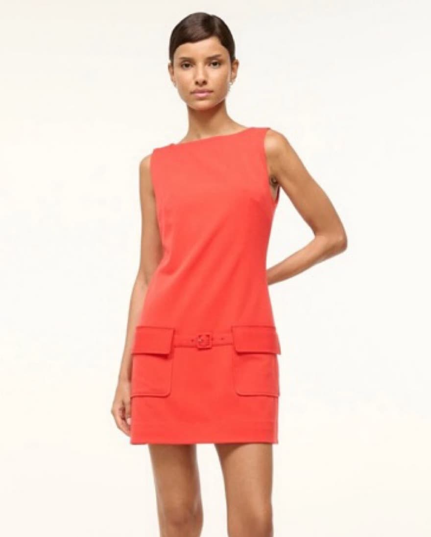 Staud Mini Tomato Dress - Image 3