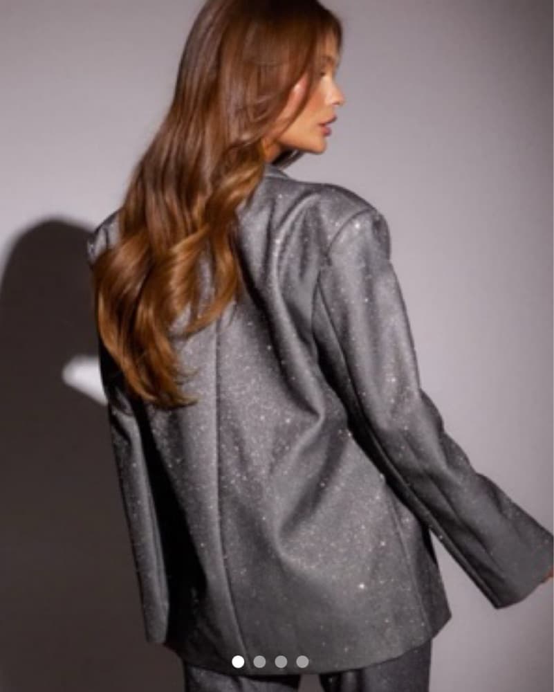 SLA the Label Dark Grey Paloma Blazer - Image 1