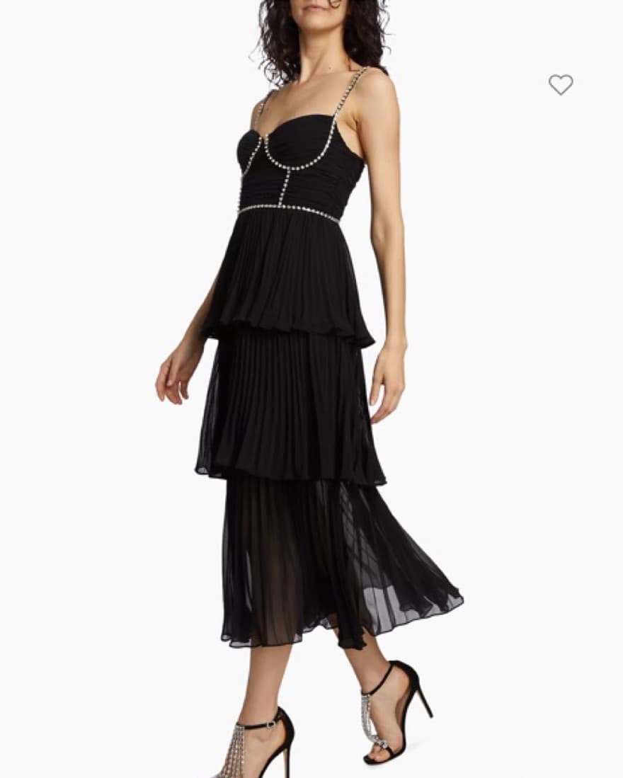 Self-Portait Black Dress - Image 2