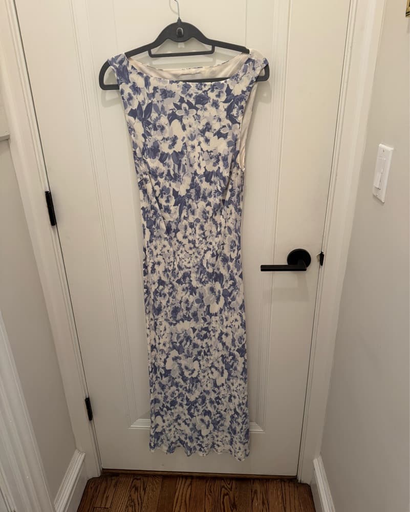 Reformation Topanga Dress Larkspur - Image 2