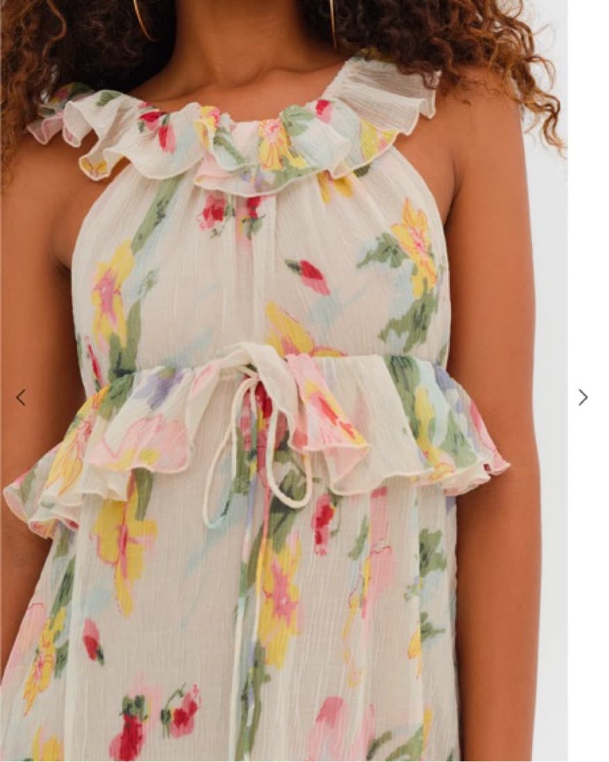 for love & lemons watercolor maxi dress - Image 3